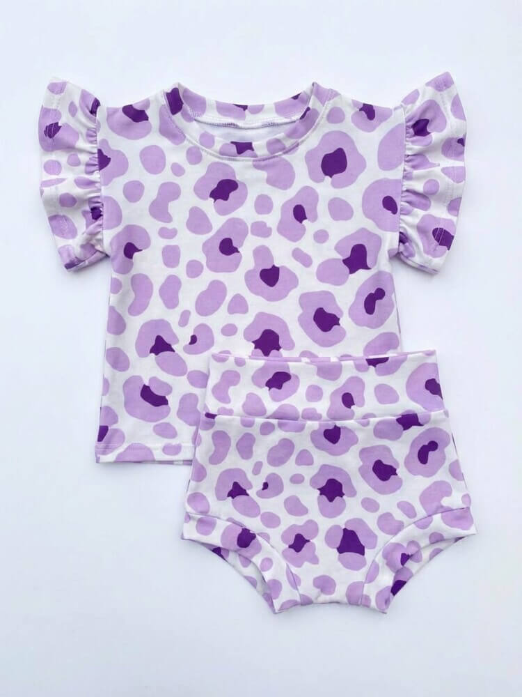 Σετ Μωβ Λεοπάρ